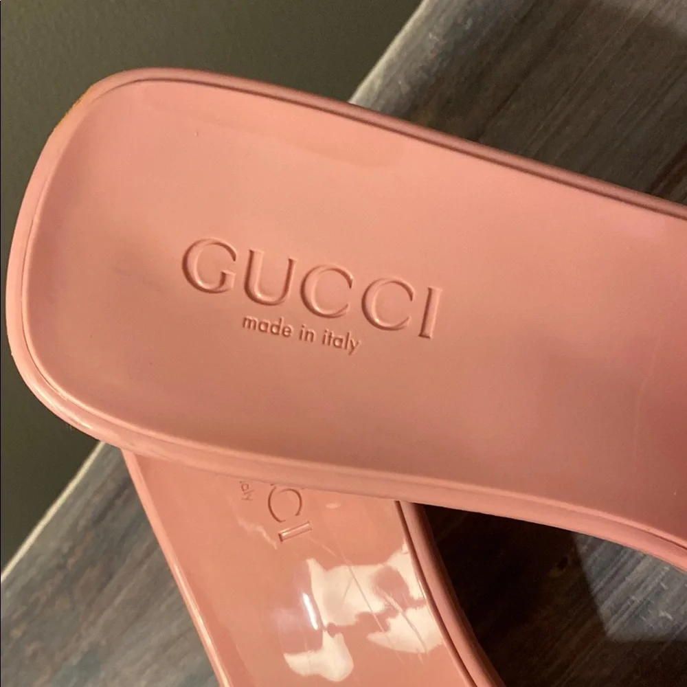 Gucci Pink “wild rose” Sandals - Picture 4 of 15
